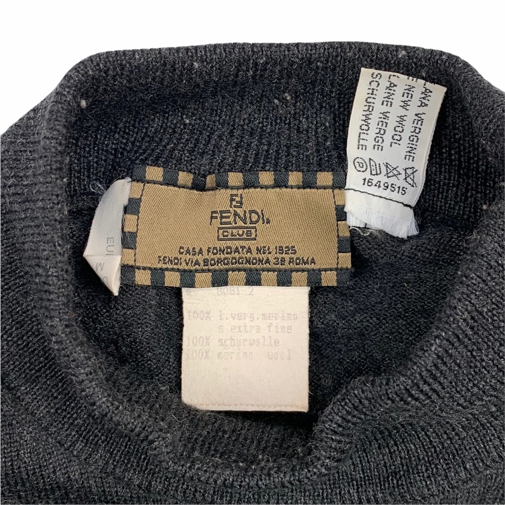 FENDI Vintage Mock Neck Sweater - Picture 4 of 7